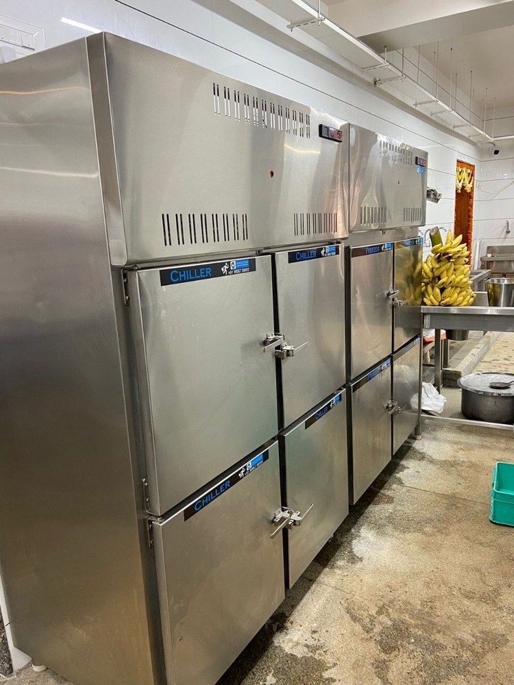 KITCHENERA 5 Star Stainless Steel 4 Door FREEZER, Capacity: 10000