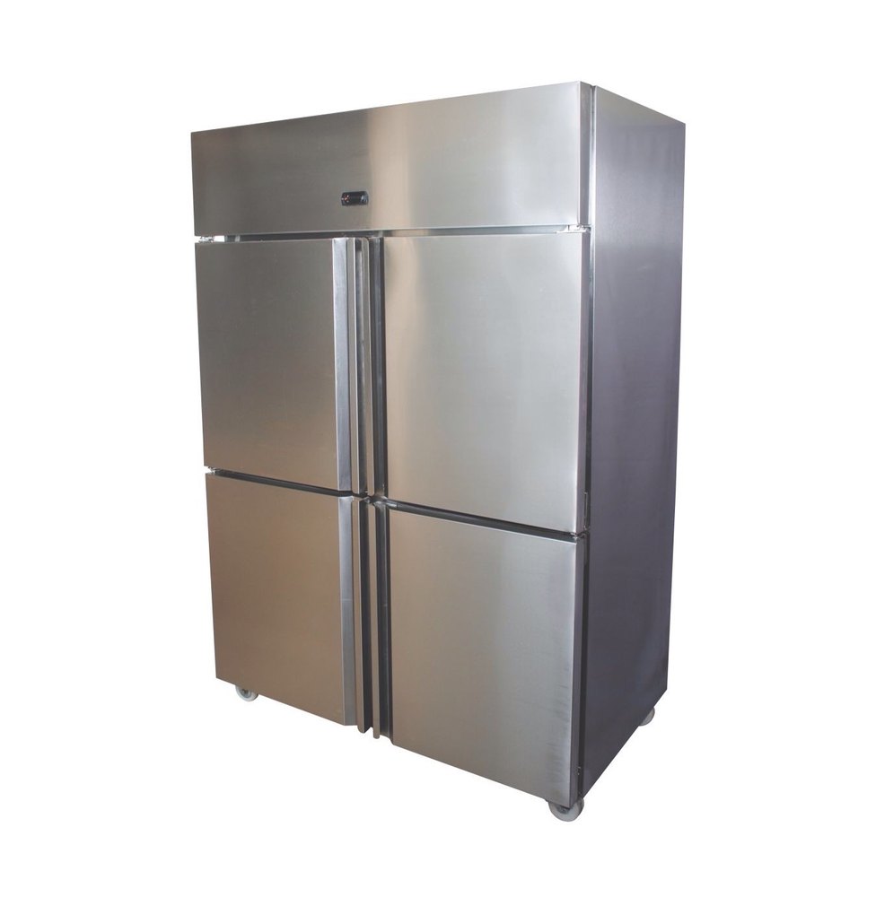 Stainless Steel Electricity Four Door Refrigerator, Side by Side, Top Freezer