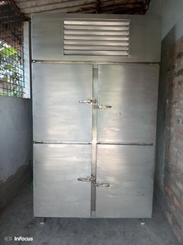 A.K. Metals Four Door Stainless Steel Refrigerator, Capacity: 450 L