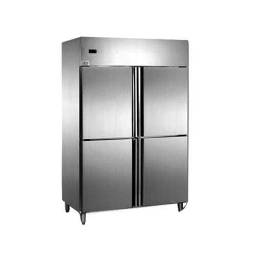 Stainless Steel Transglobe Four Door Vertical Freezer, Electricity