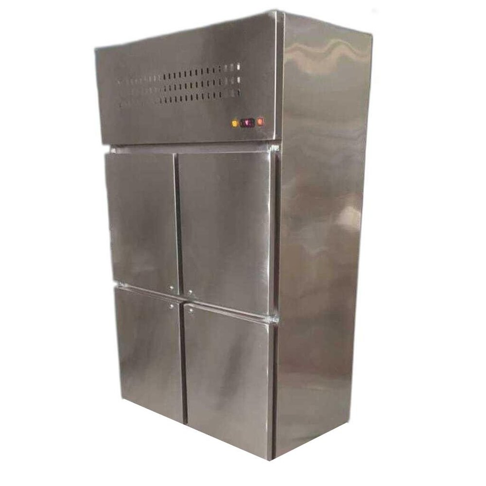 Side by Side Stainless Steel Refrigerator, Silver, Capacity: 500 L
