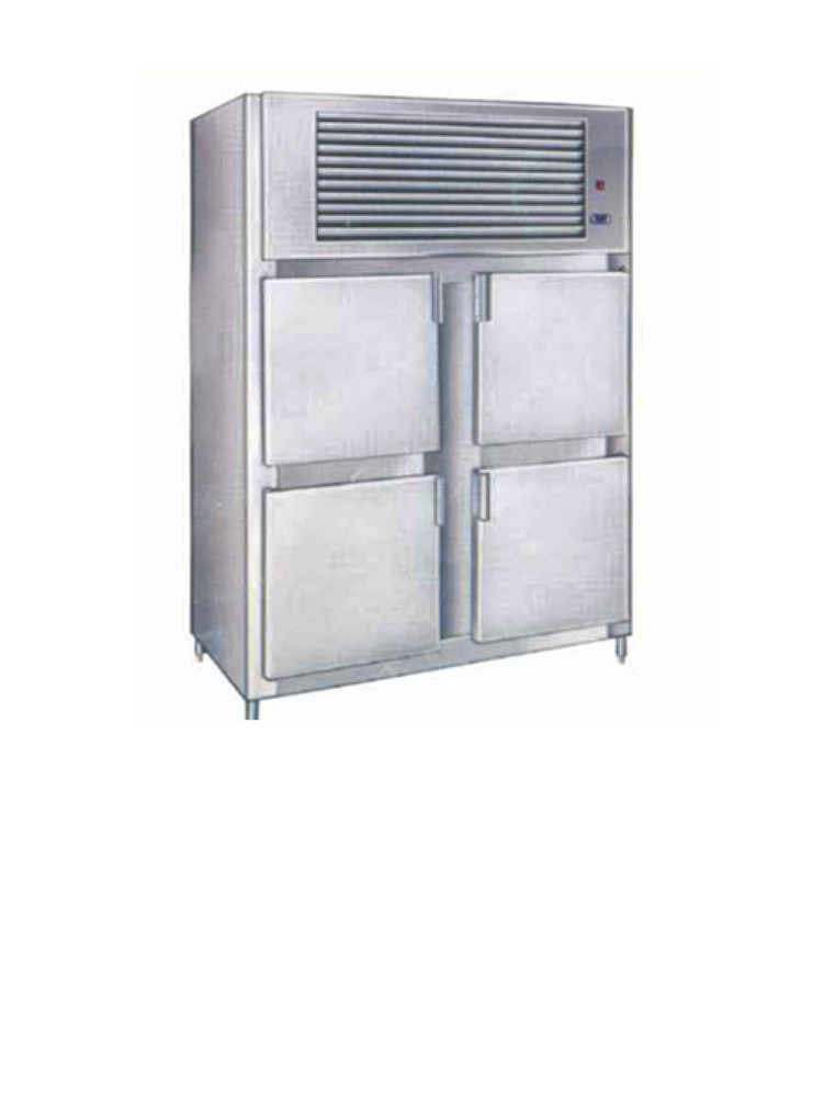 Sequel Silver Four Door Refrigerator