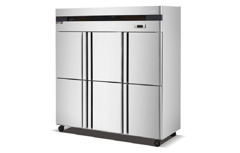 Silver Six Door Refrigerator