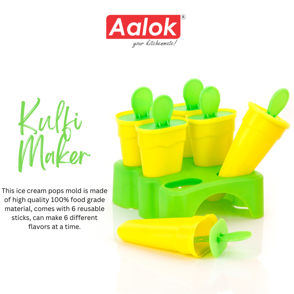 Multicolor Plastic Kulfi Maker, For Home Use, Capacity: 60 ml