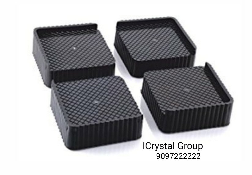 ICrystal Black Almirah Stand, Size: Standard