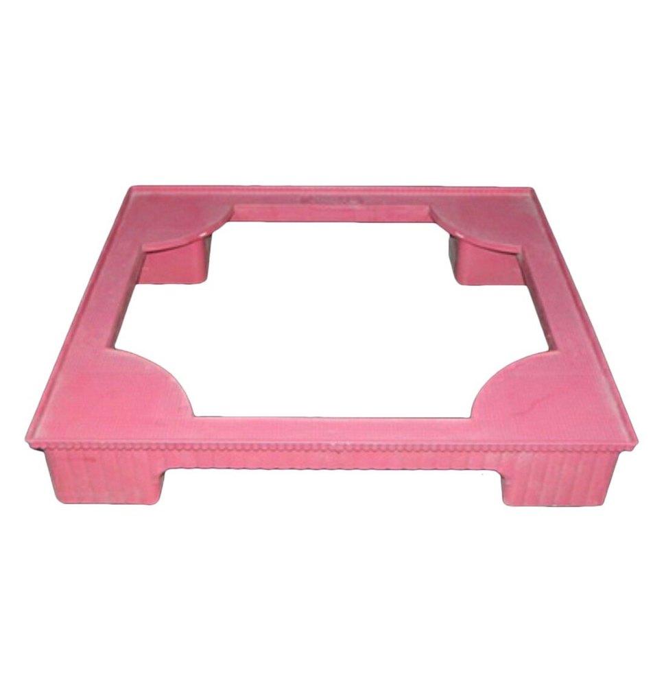 Pink Plastic Fridge Stand, For Home