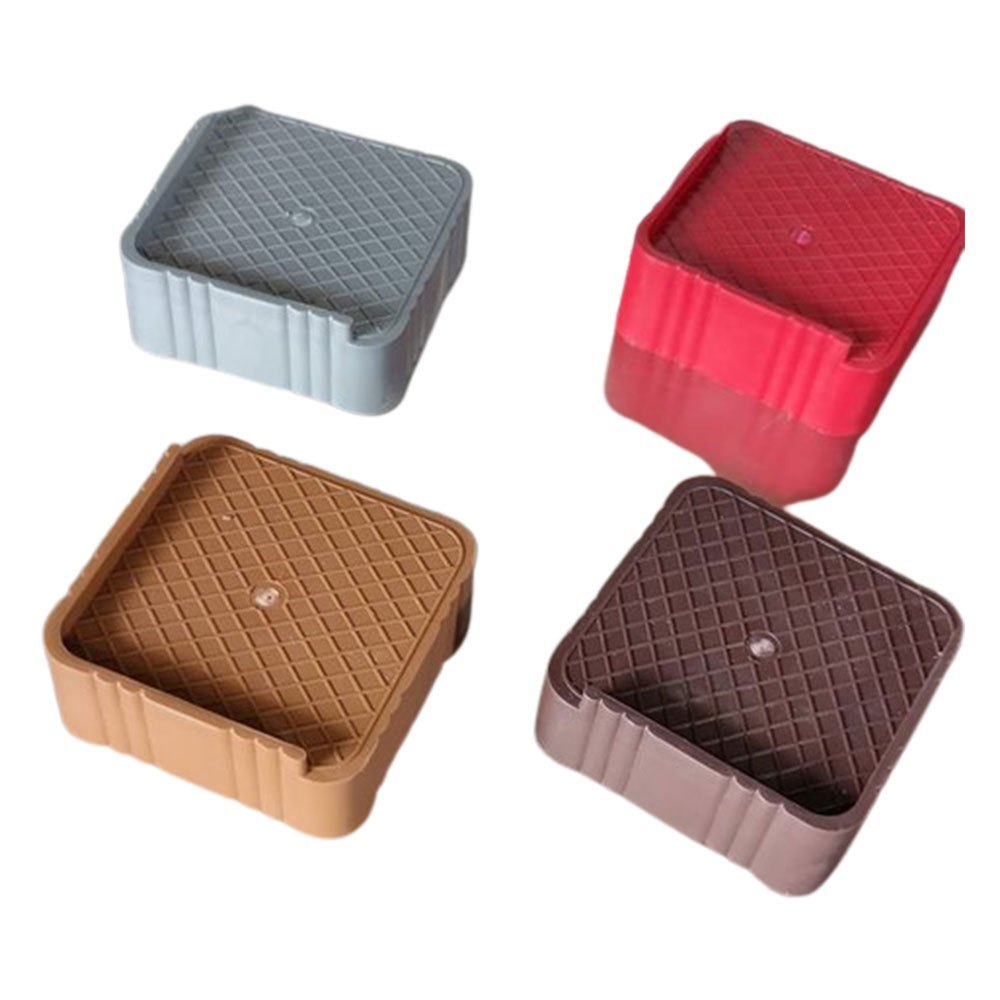 Square Fridge Plastic Stand, Size: 35x35 Cm