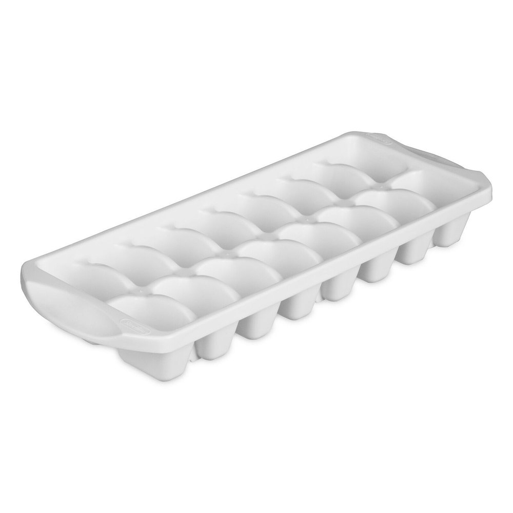 White Plastic Ice Cube Tray