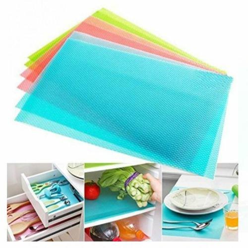Multicolor Eva Antislip Fridge Mat, Shape: Roll