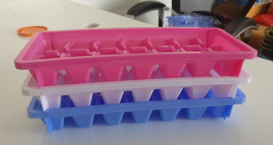 Palstic Plastic Ice Cube Tray Ice Tray Icetray 3pc Packing
