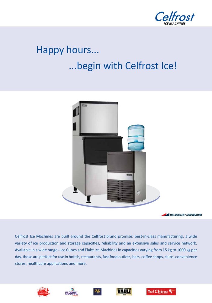 Cellfrost Ice Cube Making Machine