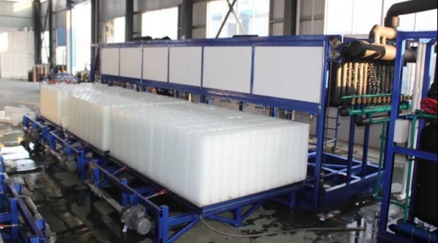 Water Cooled Chiller 50 hp Block Ice Plant, Capacity: 1 Ton To 50 Ton, Model Name/Number: Balaji