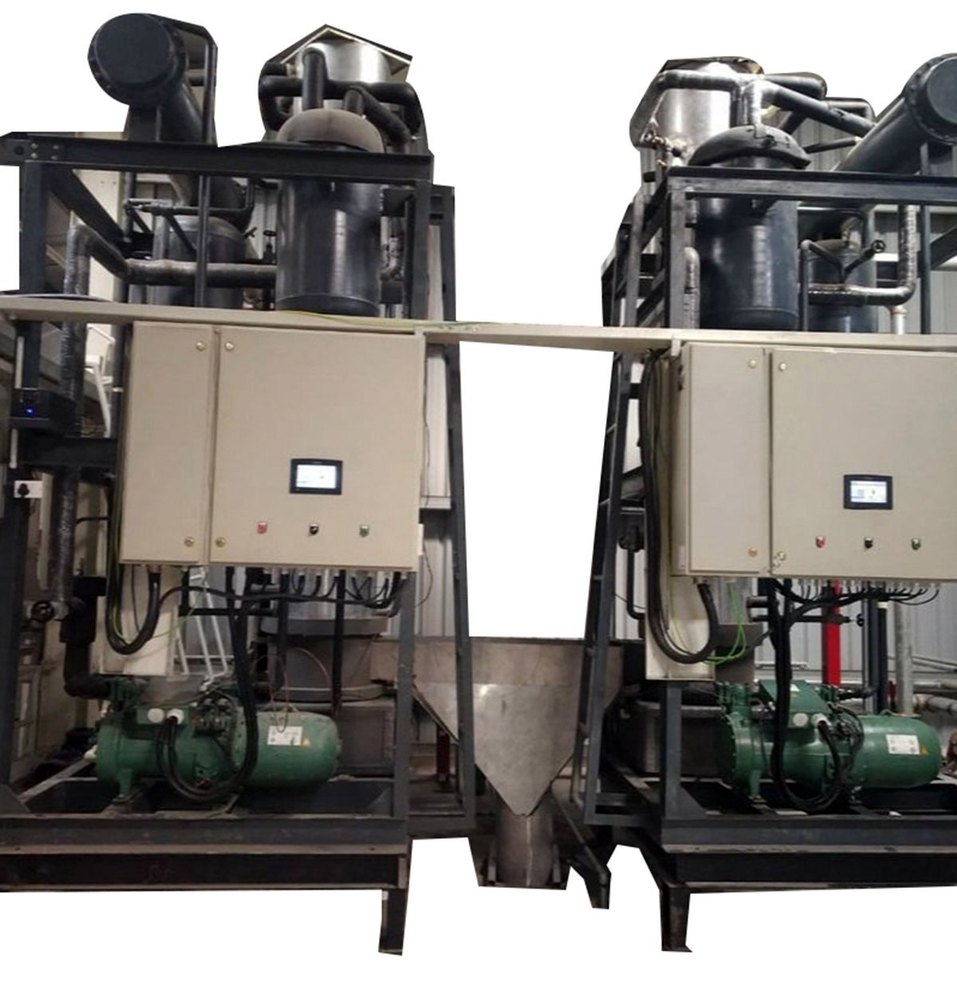 Water Cooling 100 Tpd Spanco Commercial Tube Ice Machine