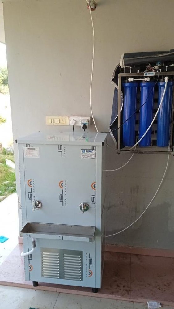 OCEAN TECHNO RO with Water Cooler, Dimensions: 24 X 20 X 50, Number Of Taps: 2 Taps