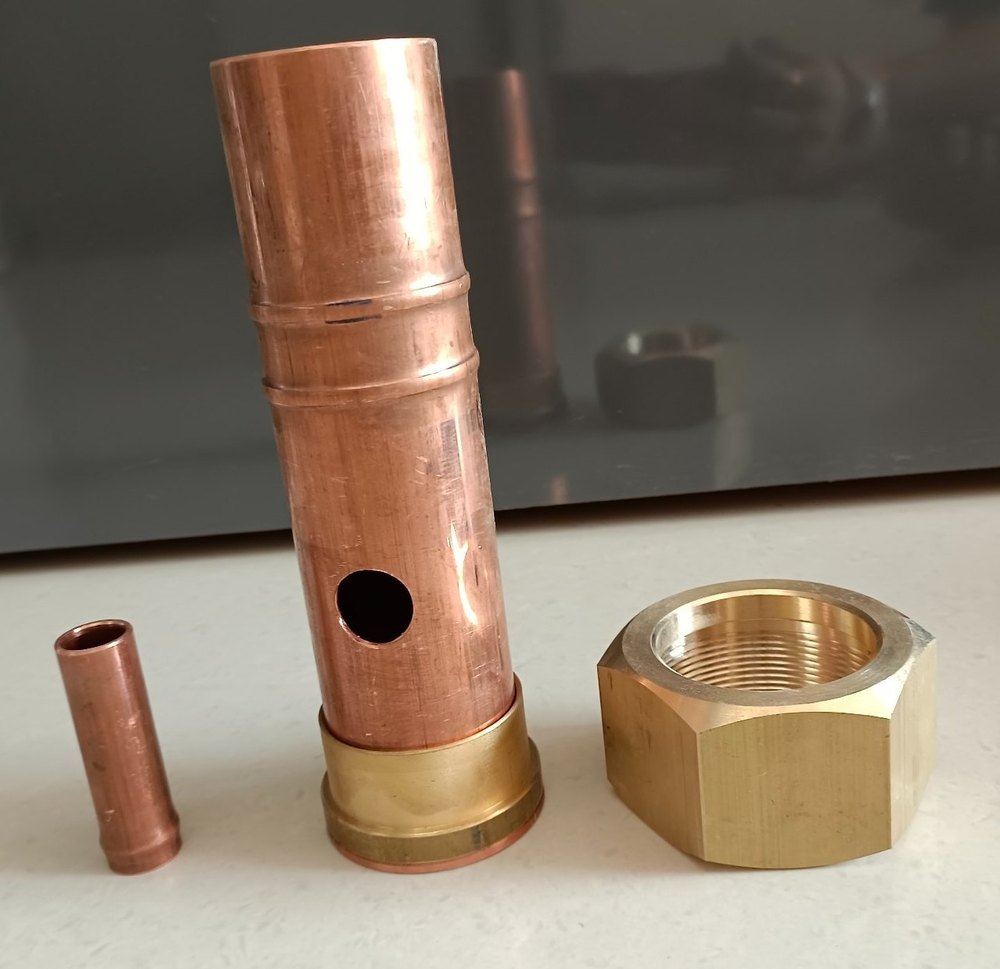 Copper Water Cooled Cable Spare Part, Lead End Terminals, Size: 2inch