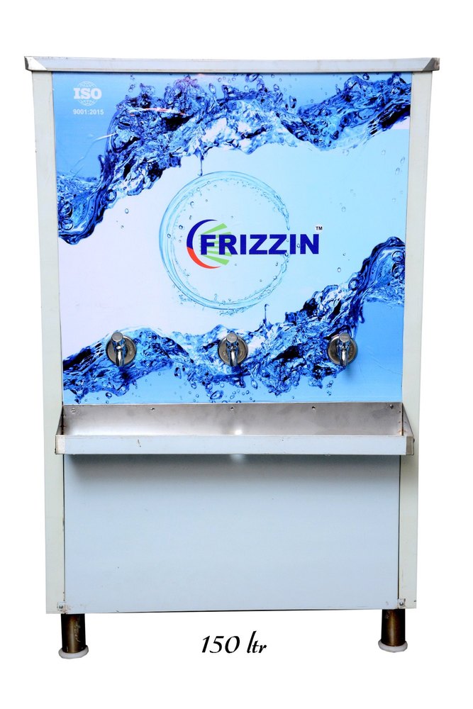 FRIZZIN Industrial Water Cooler 150 ltr, Model Name/Number: 150/150 SS 304, Number Of Taps: 3 Tap