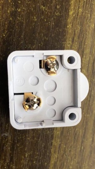 White Refrigerator Door Light Switch, 12V