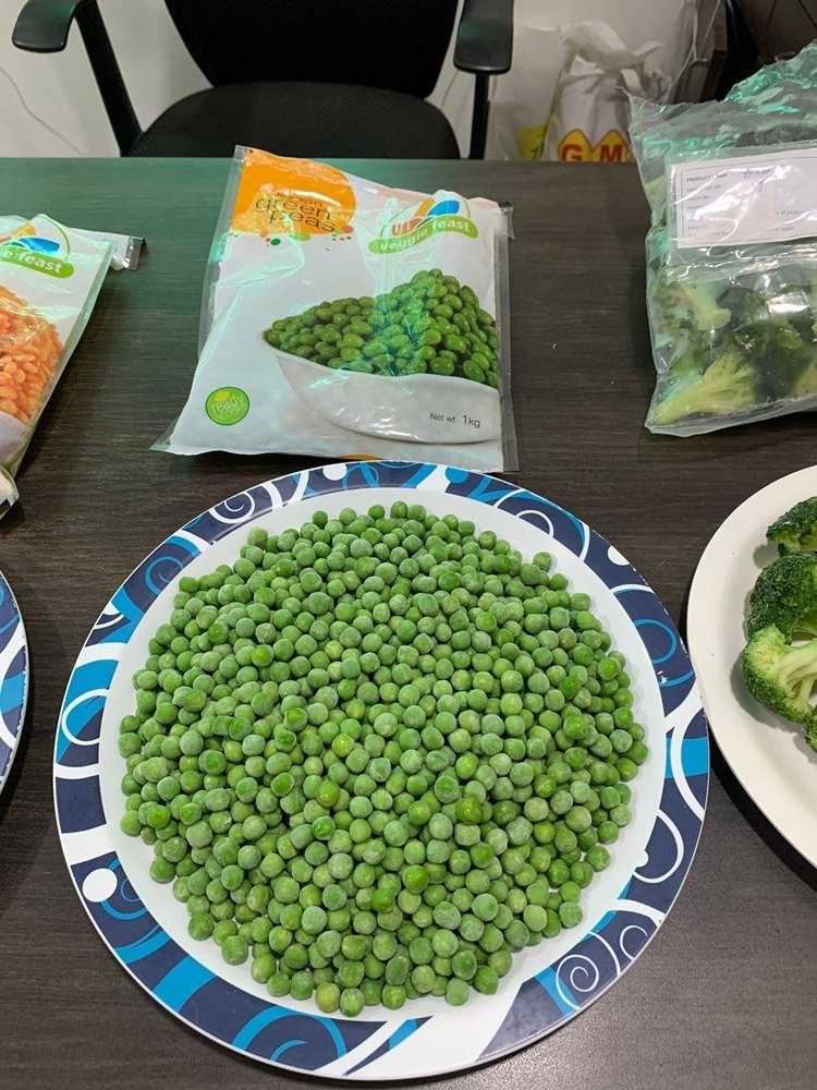 A Grade Frozen Green Peas, Carton, Packaging Size: 1 kg