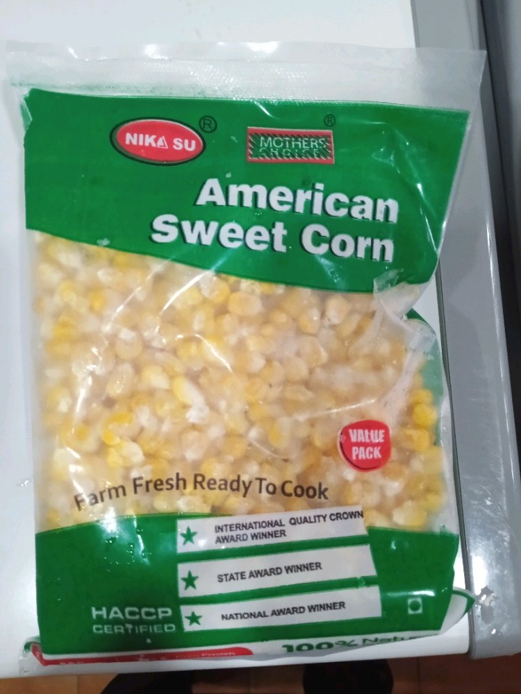 A Grade Yellow Nikasu 500 gm American Sweet Corn, Andhra Pradesh, Packaging Type: Packet