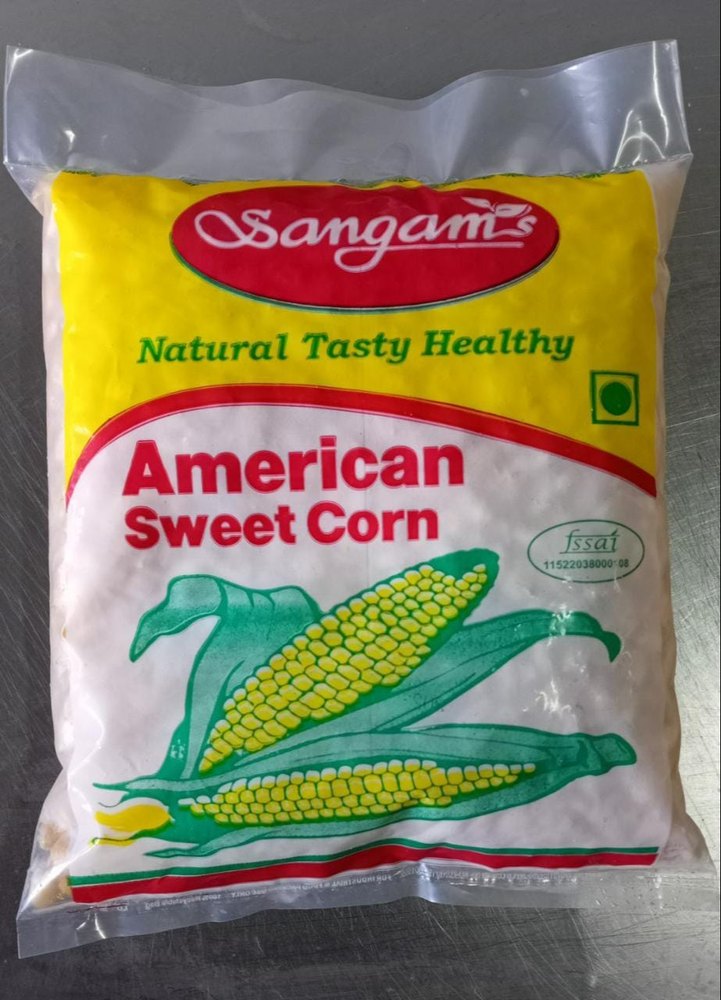 A Grade Yellow Sangam American Sweet Corn, 1 Kg, Packaging Type: Packet