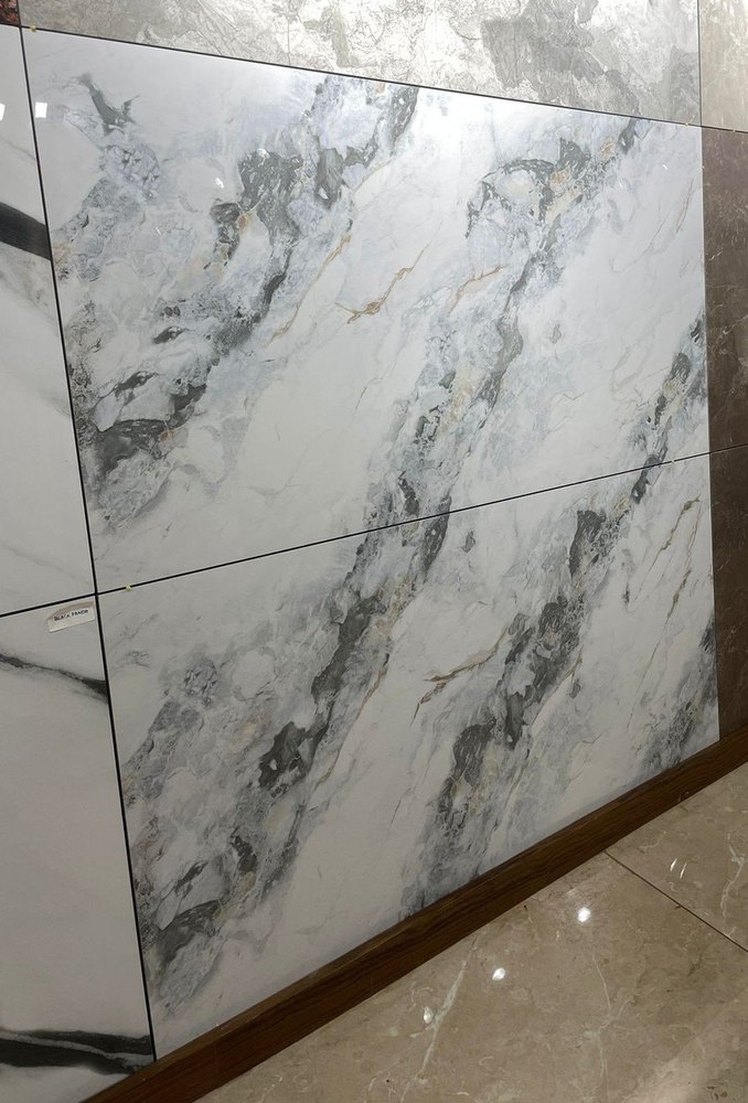 High Glossy Ceramic Lucia Gray Gvt, Size: 4x8 Feet(1200x2400 mm)