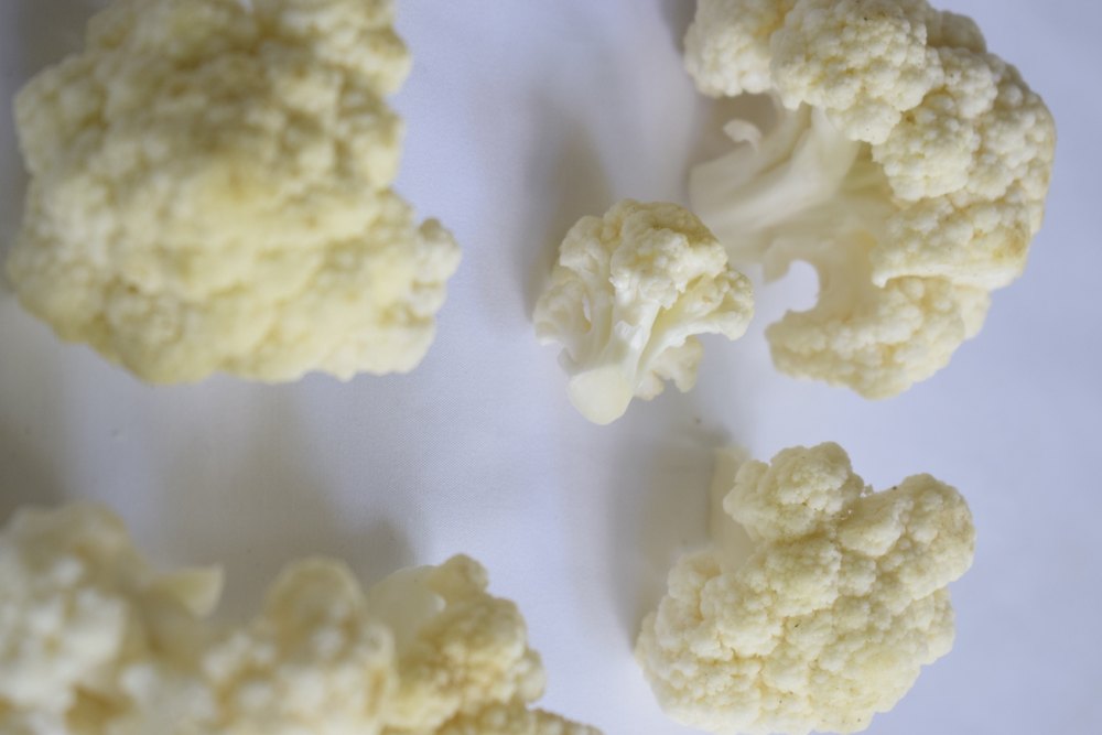 Cauliflower Florets, Packaging: bulk 260 litre hdpe drums