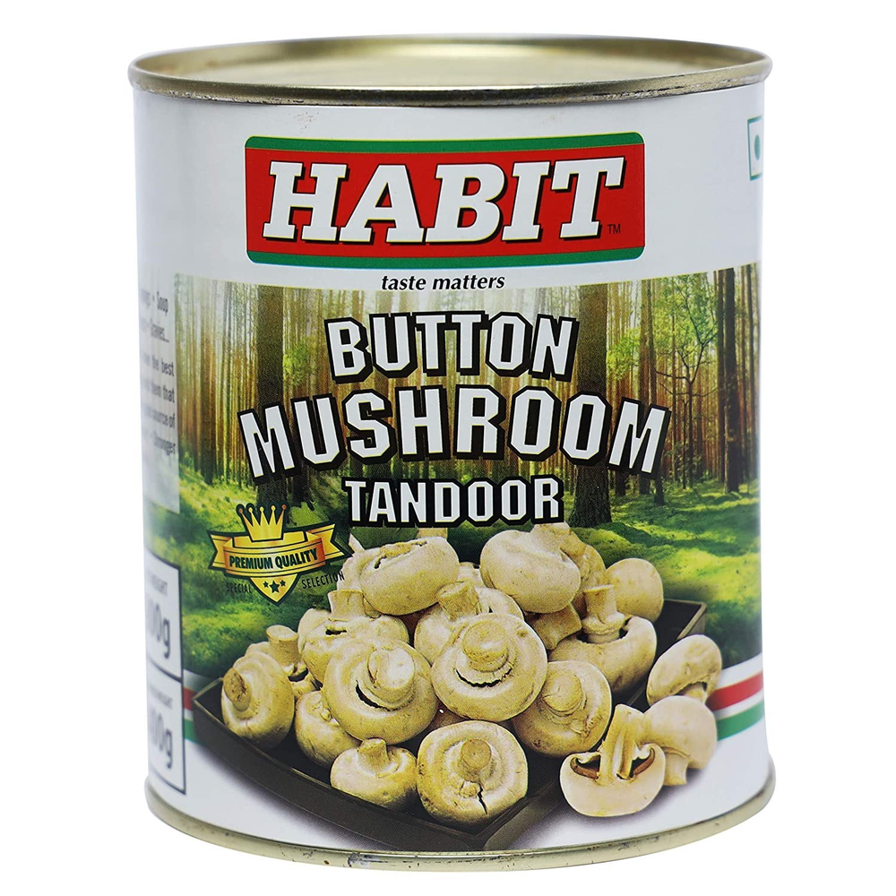 Habit Taste Matters Button Mushroom Tandoor, Packaging Type: Tin, Packaging Size: 800g