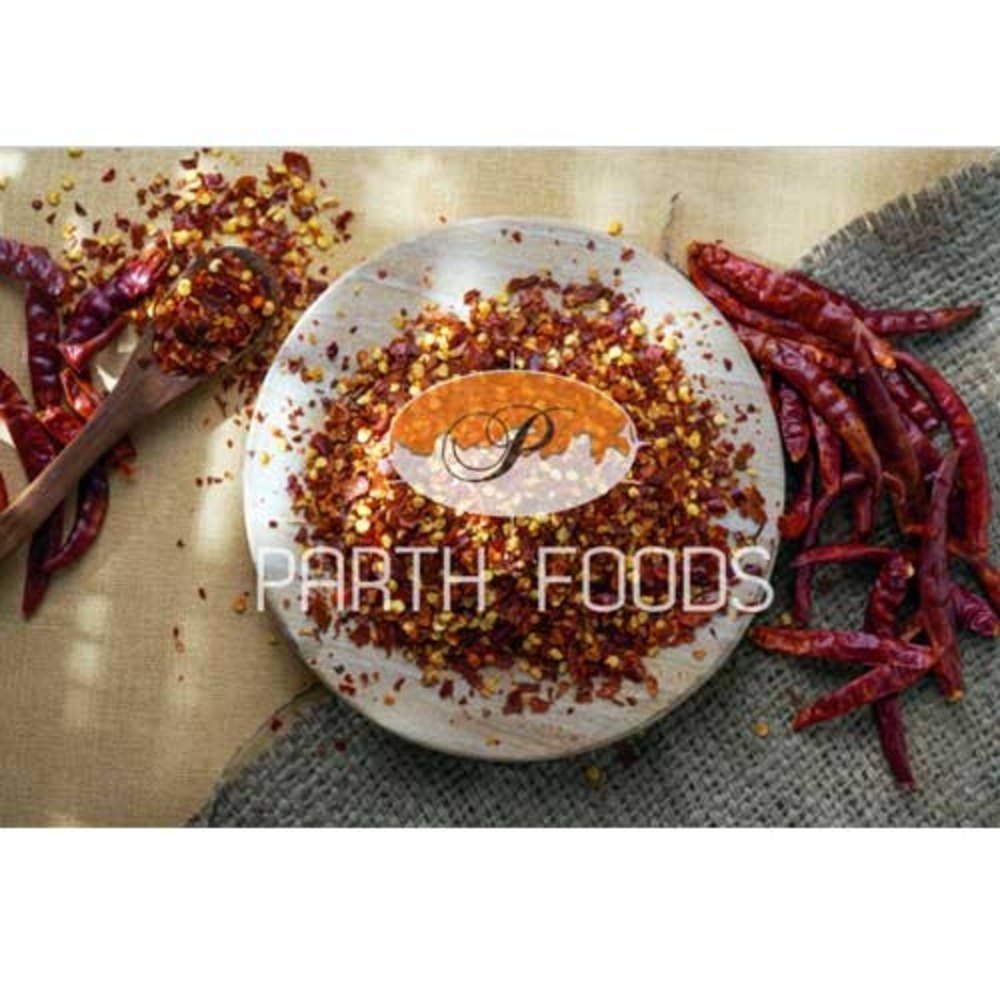 Parth Foods 12 Months Red Chilli Flake, Packaging Size: 20 Kg & 25 Kg