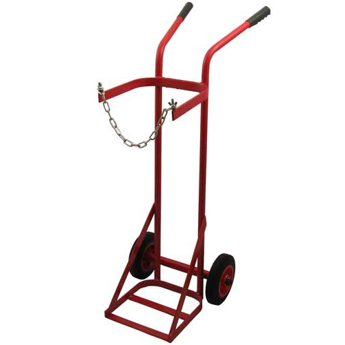 Mansi Blue Single Gas Cylinder Trolley for Industrial, Model Name/Number: Mmhe