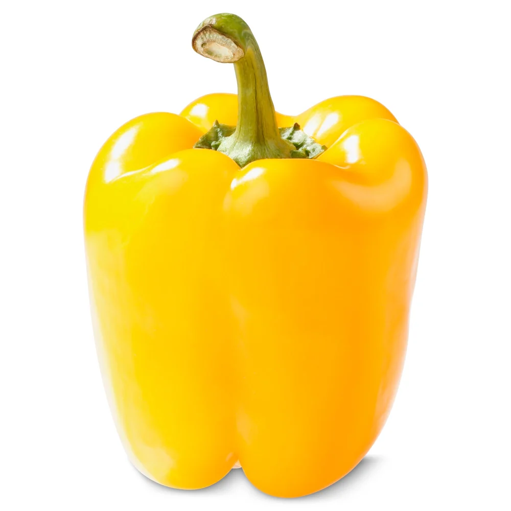 A Grade 8 cm Fresh Yellow Capsicum, For Cooking, Punjab