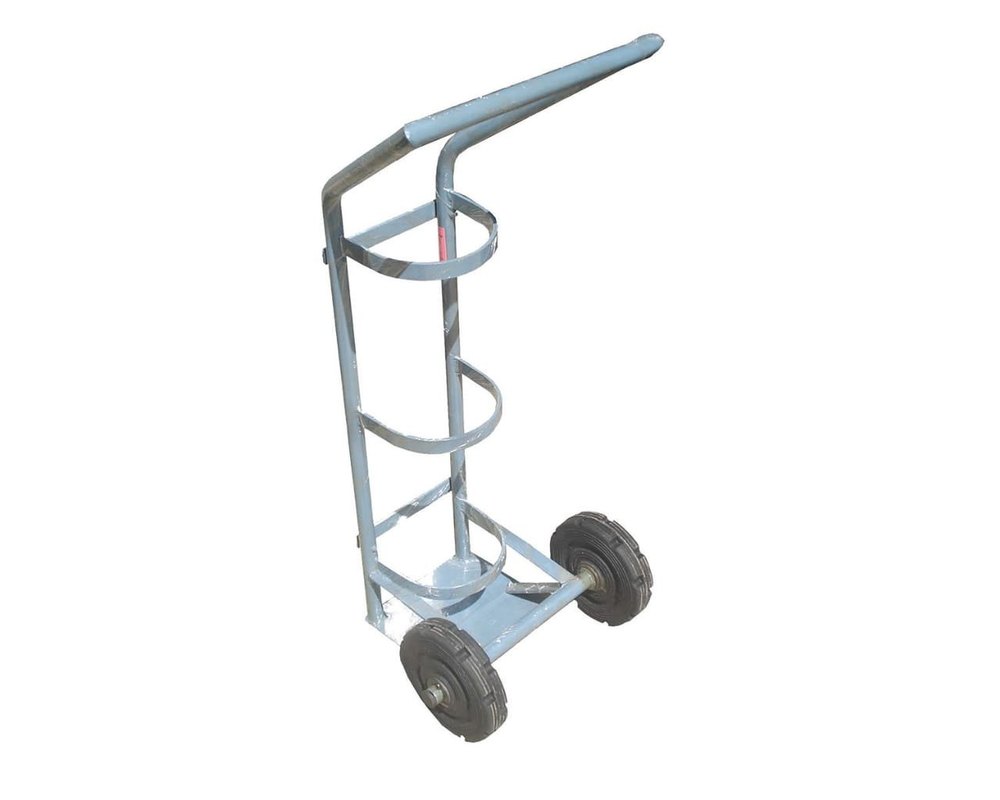 Medical Equipment White Oxygen Cylinder Holder, Model Name/Number: PP0027, Size: 760*460*1300