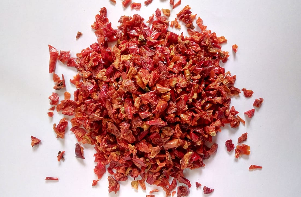 A Grade 5 Cm Dried Red Capsicum Flakes