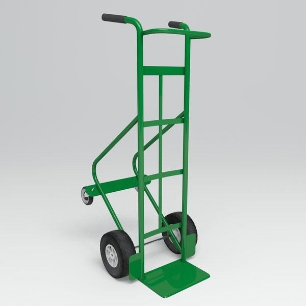 Mild Steel Ms Cylinder Trolley, For Industrial, Model Name/Number: Cy-1