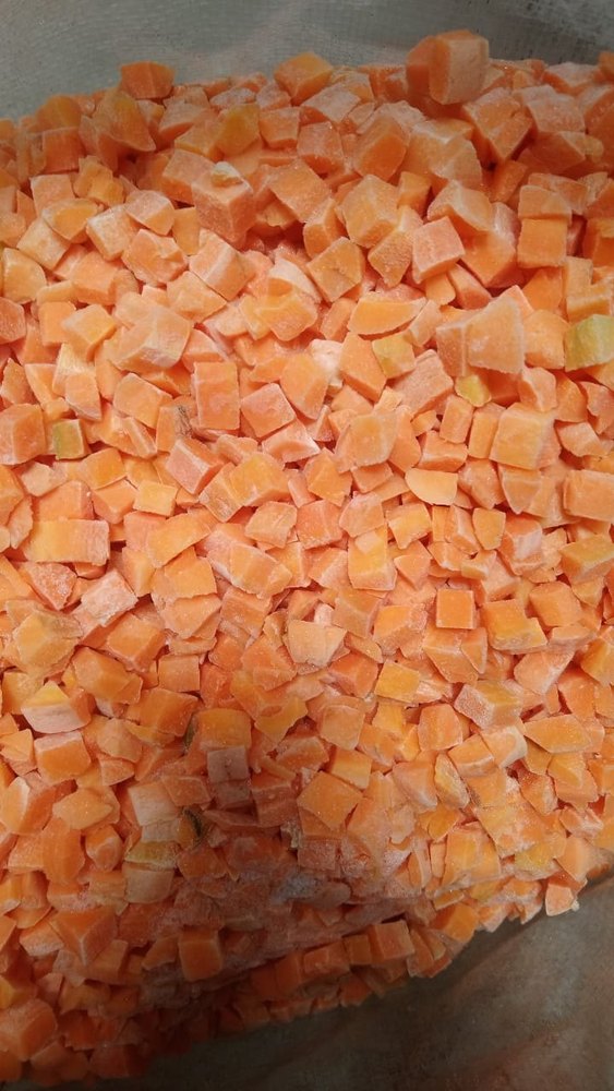 Organic Frozen Carrot, Packet, Packaging Size: 1 KG