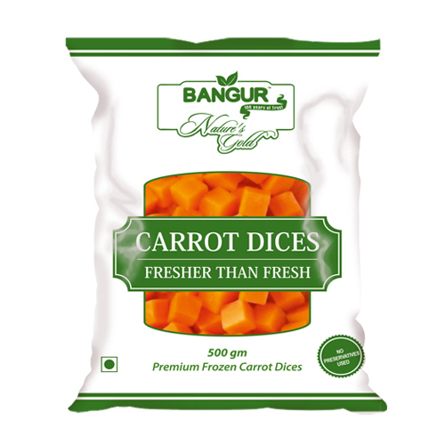 Frozen Carrot Dices