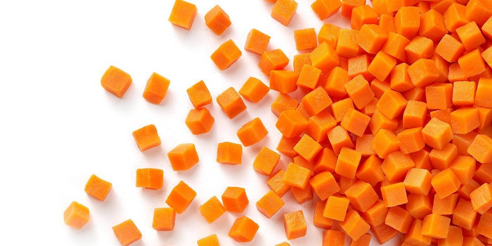 B Grade Frozen Diced Carrot, HDPE Bag, Packaging Size: 50kg