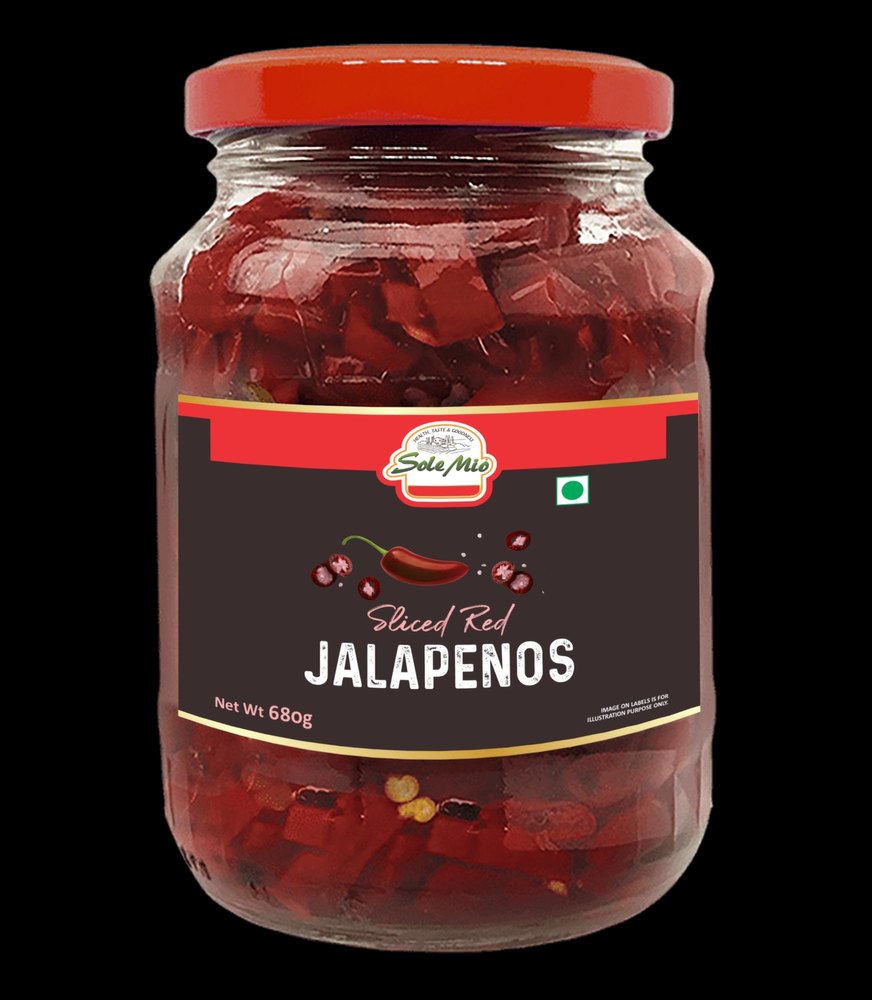 A Grade Sliced Red Jalapeno 680, Packaging Type: Glass bottle, Packaging Size: 680gm
