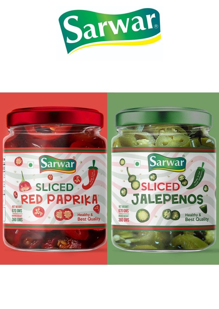 A Grade Green Jalapeno Sliced, Packaging Type: Glass jar, Packaging Size: 680ml
