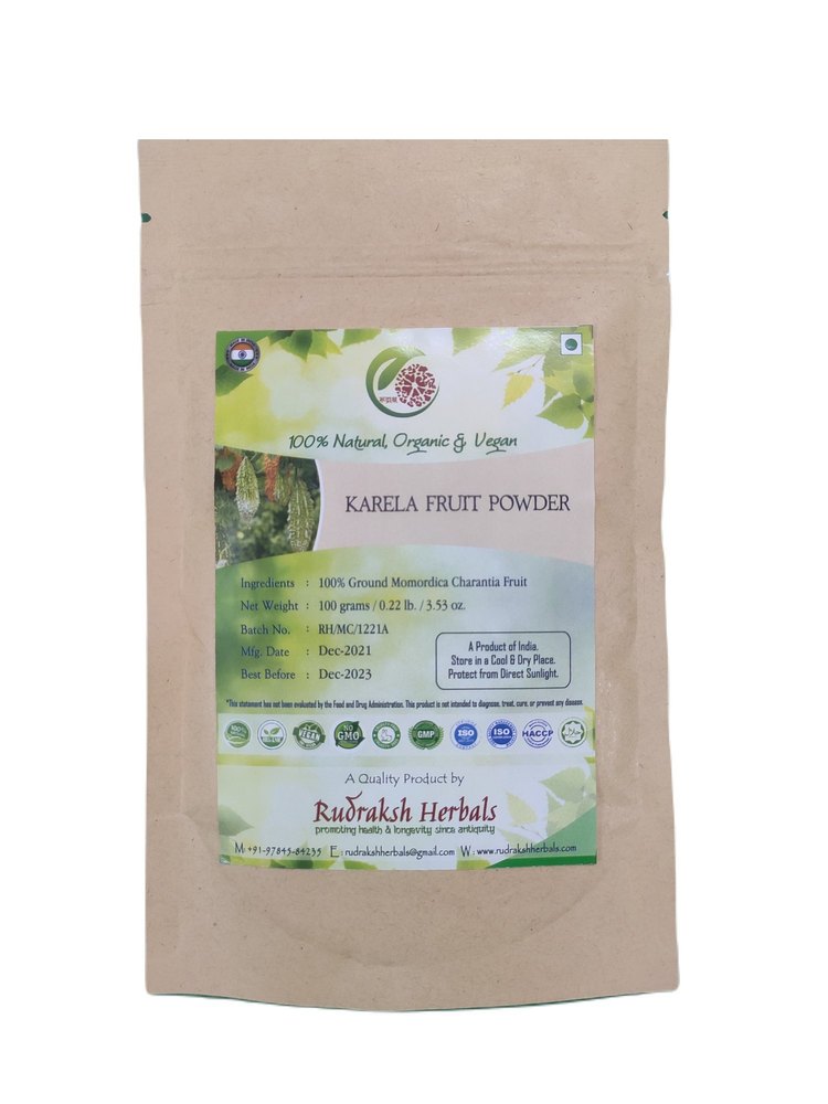 Karela Fruit Powder, Pouch, 100 grams