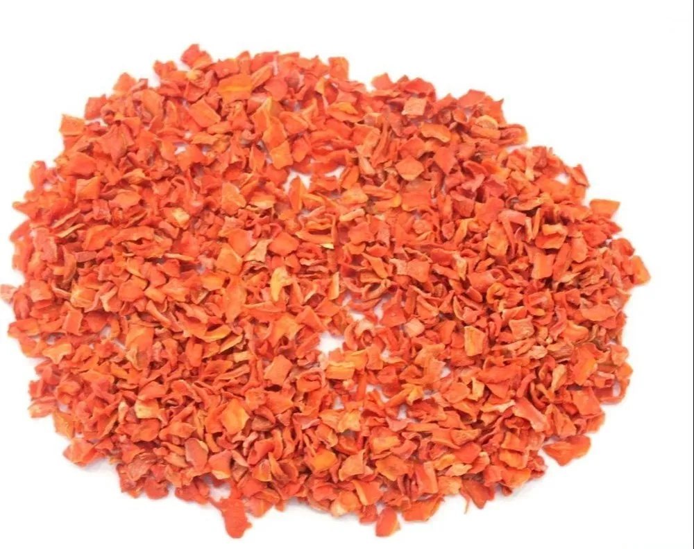 A Grade Solar Dried Carrot Flakes, Loose