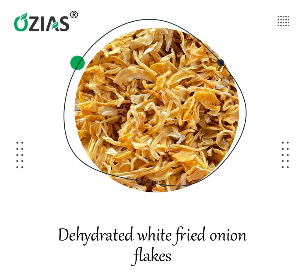 Dehydrated Fried White Onion Flakes
