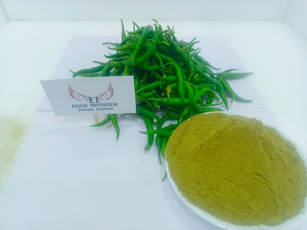 Dry Green Chilli Flakes, Packaging Size: 25 kg