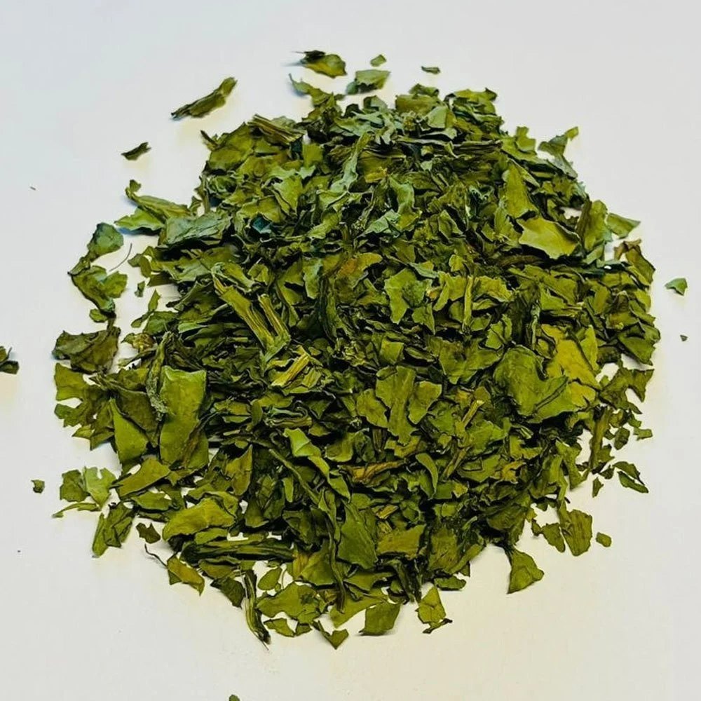 Green Dehydrated Spinach Flakes