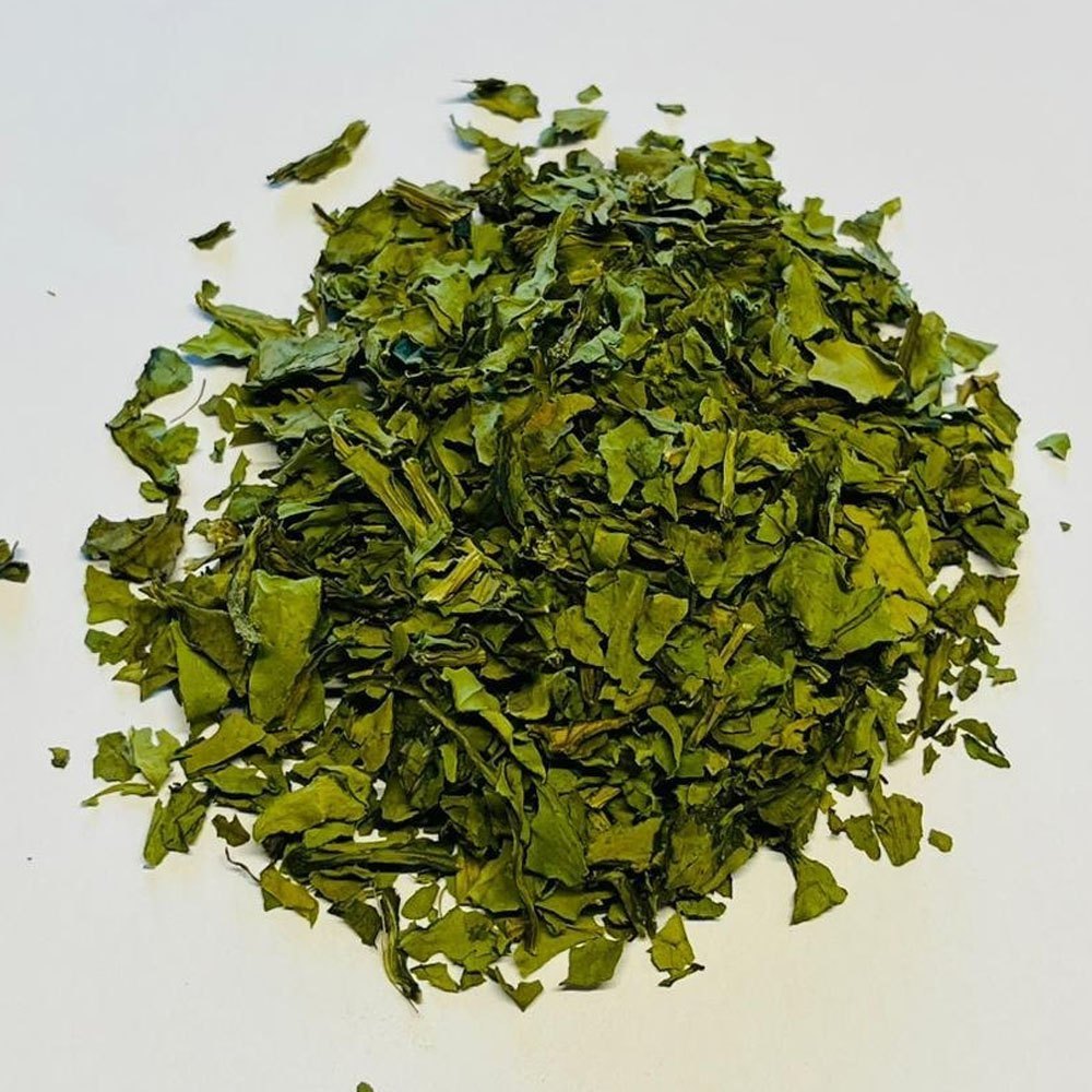 Green Dehydrated Spinach Flakes