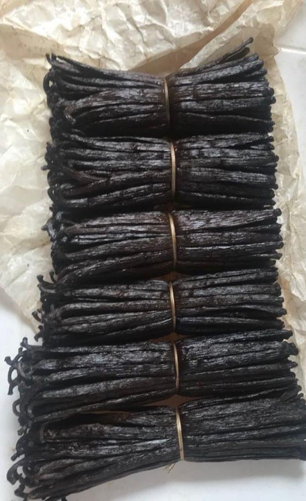 Organic Black A Grade Vanilla Bean, Loose