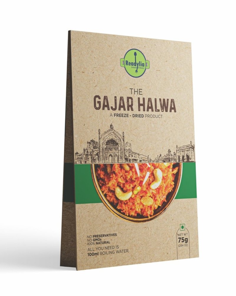 Gajar Halwa (Freeze-dried RTE product), Packaging Type: 4-layer Laminated Pouch, Packaging Size: 90g Gives 200g Of Meal
