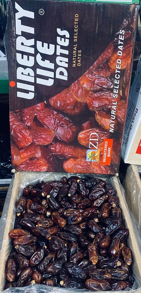 A Grade Dark Brwon Liberty Dates, Packaging Size: 5 Kg, Packaging Type: Carton