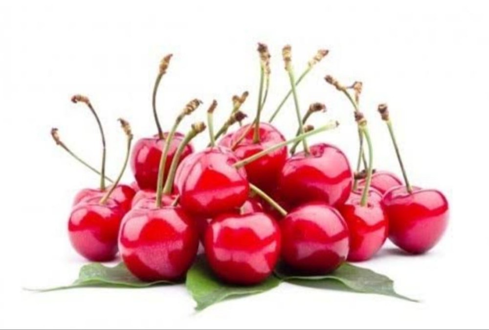 Fresh Fruit Red Cherry With Stem ( Canned )