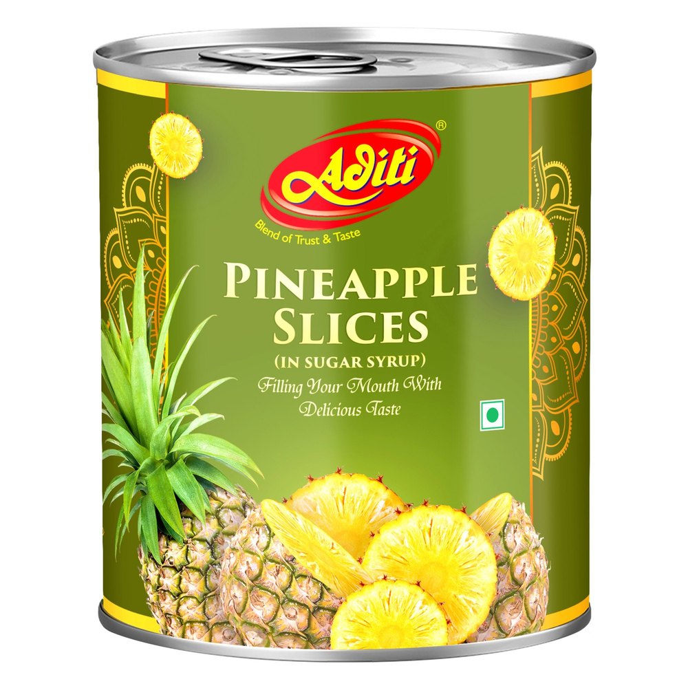 Natural Canned Pineapple Slice In Syrup