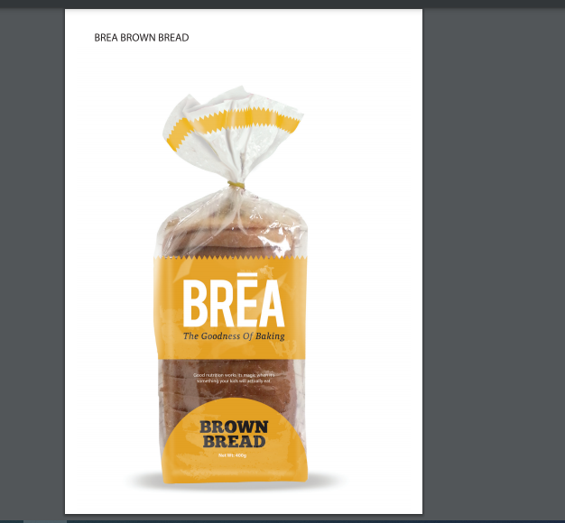 400gm Brea Brown Breads